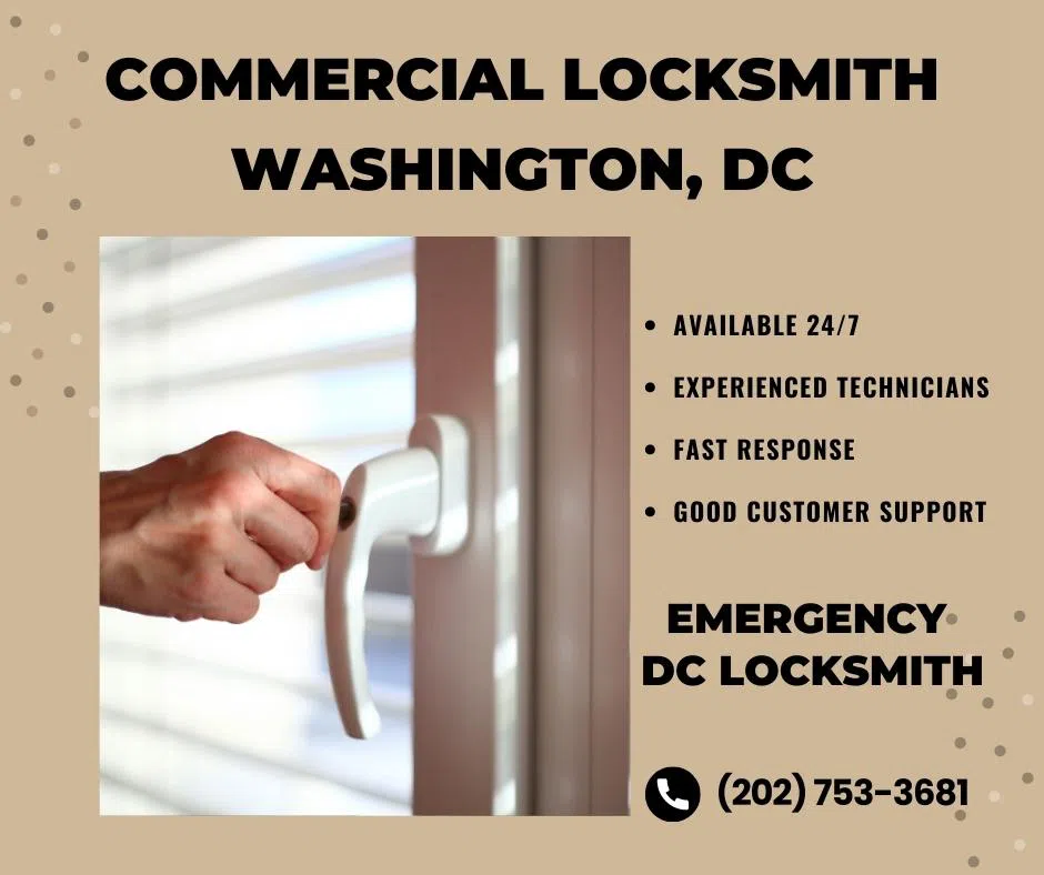 Emergency DC Locksmith Washington, DC 202-753-3681 - Commercial