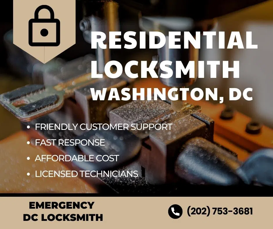 Emergency DC Locksmith Washington, DC 202-753-3681 - Residential